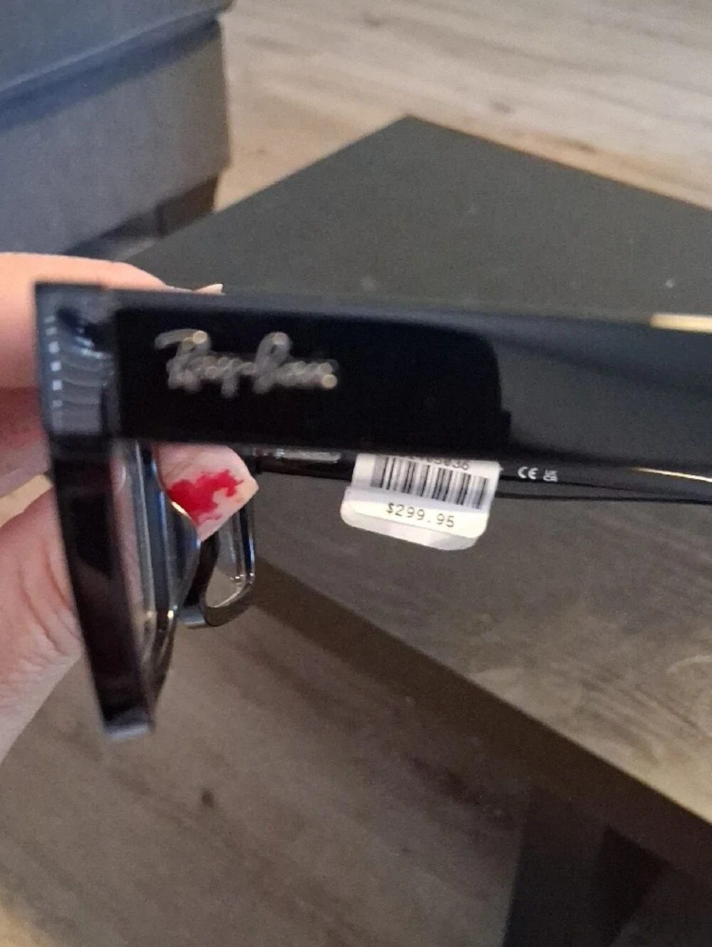 Ray-Ban Black Rectangular Eyeglasses
